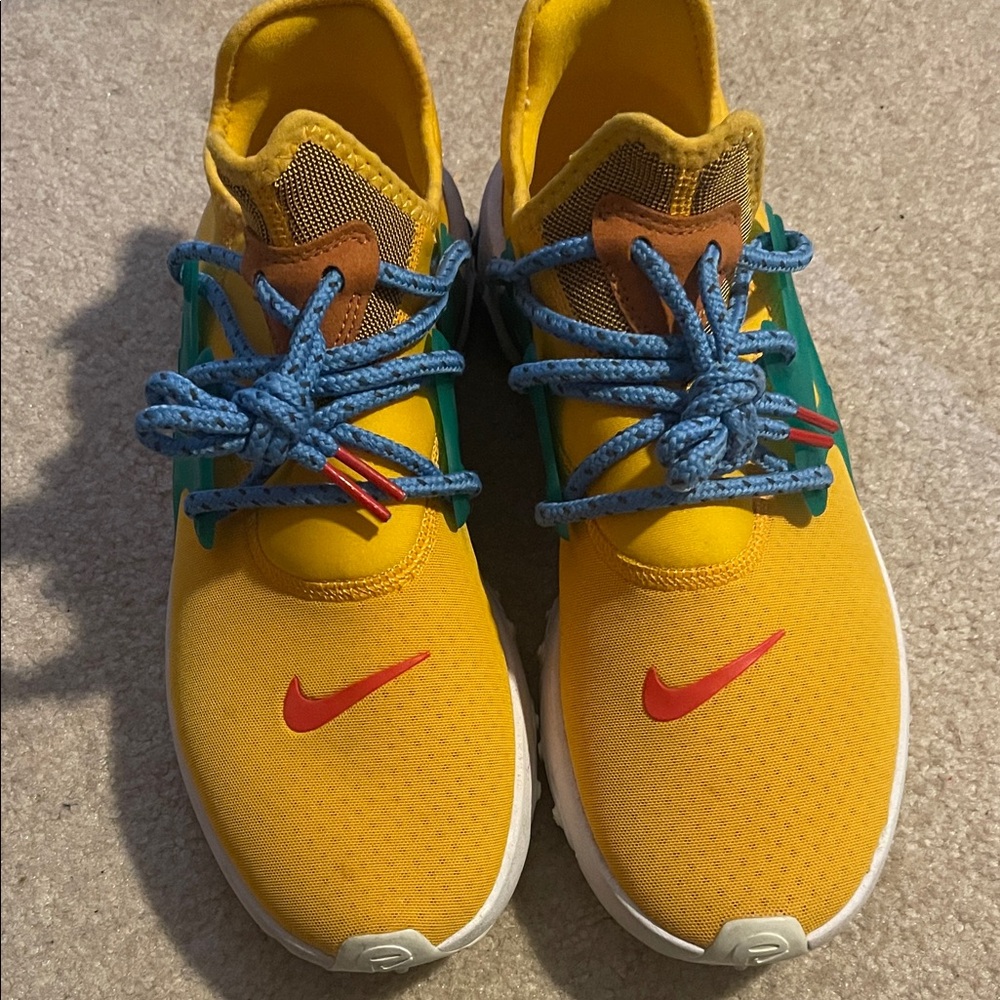 Nike Kids Yellow and Red Sneakers